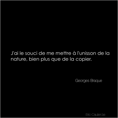 Citation de Georges Braque